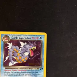 Pokemon Dark Gyarados 8/82 Team Rocket Prerelease Holo Rare 2000 6. SWIRL ++ - Image 4