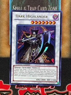 Yugioh Dark Highlander YF01-EN001 Ultra Rare Promo NM - Image 1