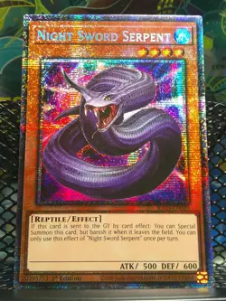 Night Sword Serpent RA05-EN020 Starlight Rare 1st Edition NM Yu-Gi-Oh! TCG - Image 1