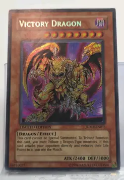 yugioh Victory Dragon JUMP-EN011 Secret Rare Limited Edition near mint - Image 1