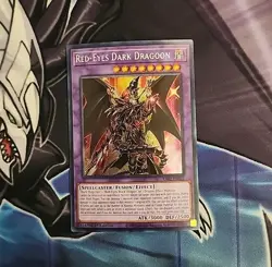 Yu-Gi-Oh! Secret Rare 1st ed - RED-EYES DARK DRAGOON - RA02-EN021 - NM - Image 1