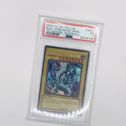Blue Eyes White Dragon - 1st Edition Australia - LOB-A001 - Yu-Gi-Oh Card PSA 1 - Image 2