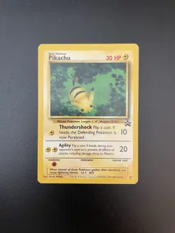 Pikachu Black Star Promo 27 Promo 1999-2000 Pokemon Card Vintage Wizards NM - Image 1