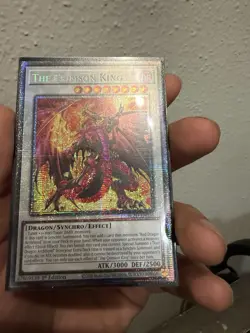 The Crimson King BLZD-EN036 STARLIGHT RARE Yugioh Mint - Image 2