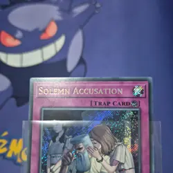 Solemn Accusation BLZD-EN079 Secret Rare 1st Edition YuGiOh TCG Card - Image 3