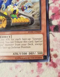 3x (MP) - Geargiarsenal - REDU-EN029 - Rare - Unlimited YuGiOh - Image 5