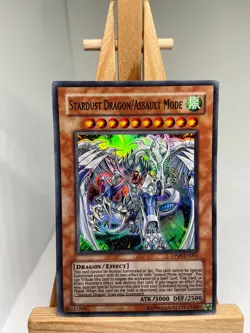 Stardust Dragon/Assault Mode - Super Rare DP09-EN001 - LP - YuGiOh - Image 1