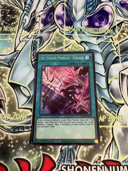 SKY STRIKER MOBILIZE -ENGAGE! SECRET RARE L26D-ENS10 NEAR MINT YUGIOH - Image 1