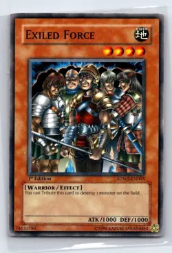Exiled Force SD5-EN010 Structure Deck: Warrior's Triumph Yu-Gi-Oh LP - Image 1