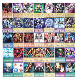 100pcs Yu-Gi-Oh Anime Style Cards Blue Eyes Dark Magician Exodia - Image 2