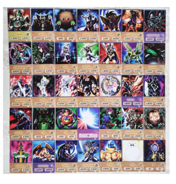 100pcs Yu-Gi-Oh Anime Style Cards Blue Eyes Dark Magician Exodia - Image 3