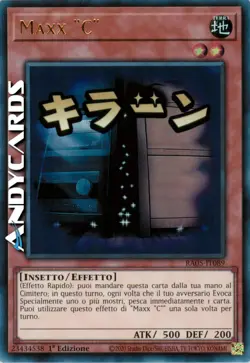 MAXX C • Ultra R • RA05 IT089 • 1Ed • Yugioh! • ANDYCARDS - Image 1