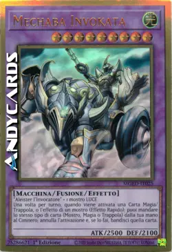 MECHABA INVOKATA (Invoked Mechaba) Rara Oro Premium • MGED IT025 • 1Ed • Yugioh! - Image 1