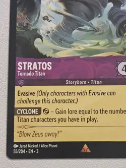 Disney Lorcana - Stratos - Tornado Titan 55/204 - NON Foil Into the Inklands - Image 4