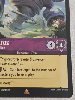 Disney Lorcana - Stratos - Tornado Titan 55/204 - NON Foil Into the Inklands - Image 5