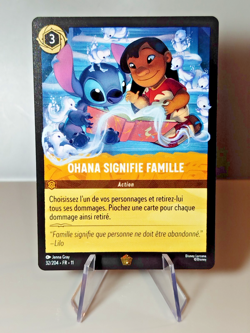 LORCANA FR -Chapitre 11 32/204 Ohana signifie famille - Legendaire non Foil Neuf - Image 1