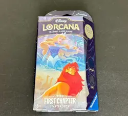 Disney Lorcana The First Chapter Sapphire & Steel Starter Deck TCG Sealed - Image 1