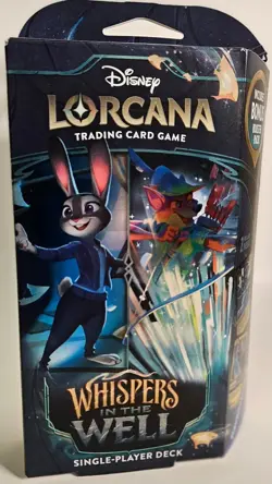 lorcana whispers in the well starter deck (Sapphire and Steel) - Image 1