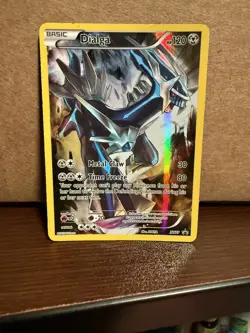 Pokemon Card - Dialga XY77 Mythical Collection Black Star Promo Full Art XY - LP - Image 1