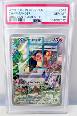 2023 Pokemon Charmander #044 Promo Obsidian Flames ETB Card PSA 10 🔥🔥 - Image 3