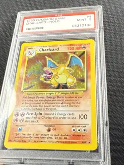 Pokemon Card - PSA 9 Mint Charizard Holo 1999 Base Set Rare Black Dot Error ⚫ - Image 4