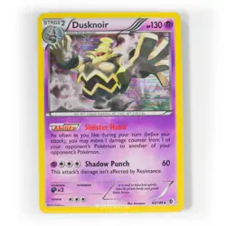Pokemon - Dusknoir Holo - 63/149 - BW Boundaries Crossed - Rare Card - Image 1