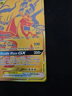 Pokemon TCG Reshiram and Charizard GX Premium Collection Promo Card SM247 - Image 2