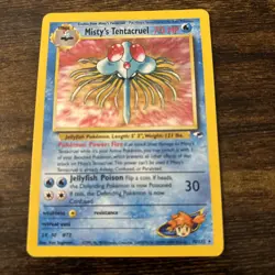 Pokemon Card - Misty's Tentacruel Gym Heroes 10/132 Holo Rare - Image 1