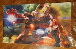 Ironman Playmat card game Play Mat desk Mouse Pad TCG CCG MTG 24 x 14 inches - Image 1