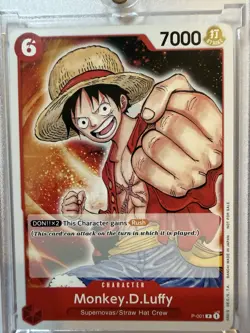 Monkey.D.Luffy (001) P-001 One Piece Demo Deck Cards Regular - Image 2