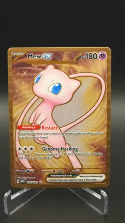 Mew ex - (151 Metal Card) 205/165 Sv: Scarlet & Violet 151 - Image 1