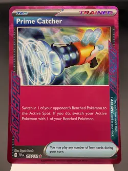 Prime Catcher 157/162 - Ace Spec Rare - Temporal Forces Pokemon Card MINT - Image 1