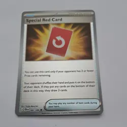 Pokemon Special Red Card 082/086 Chaos Rising English NM Reverse Holo - Image 1
