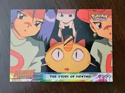 NM! Pokemon Card #24 The Story of Mewtwo - TOPPS - Mewtwo Strikes Back - Image 1