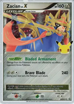 Zacian LV. X Holo Promo SWSH: Sword & Shield Promo Cards SWSH135 NM - Image 1