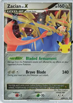 Zacian LV. X Holo Promo SWSH: Sword & Shield Promo Cards SWSH135 NM - Image 1