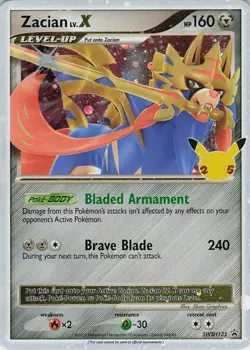 Zacian LV. X Holo Promo SWSH: Sword & Shield Promo Cards SWSH135 NM - Image 1