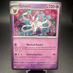 Sylveon SVP 172 COSMOS Holo SV: Scarlet Violet Promo Cards Fast Free Shipping - Image 1