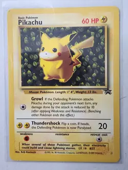 1999 Wizards of the Coast Pikachu Promo 60 HP Wotc Promo Card 01/53 - Image 1