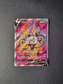 247/264 Chandelure V Fusion Strike Sword & Shield Pokemon Trading Card Game TCG - Image 1