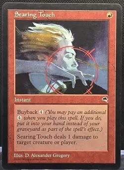 Searing Touch #201 Tempest Regular Uncommon NM - Image 1