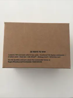 Magic the Gathering MTG Secret Lair Commander Deck 20 Ways to Win - New Sealed! - Image 4