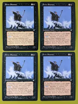 Brine Shaman x4 Ice Age 4x Playset MTG Magic the Gathering - Image 1