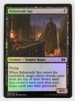X 1 Balustrade Spy FOIL 068 Double Masters 2022 MTG Magic The Gathering - Image 1