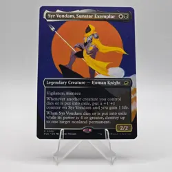Syr Vondam, Sunstar Exemplar (Borderless) - EOE #302 Rare - NM Edge of Eternitie - Image 1