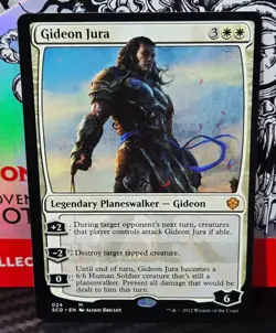 magic the gathering - Gideon Jura - Legendary Planeswalker - Mythic - White - Image 1