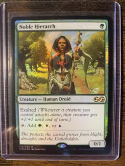 Wizards of the Coast Noble Hierarch Ultimate Masters Rare Foil Creature 174 - Image 1