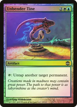 MTG FOIL Unbender Tine - Alara Reborn #015 - Image 1