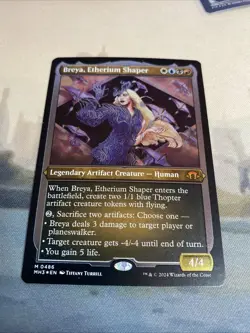 Breya, Etherium Shaper ETCHED FOIL - 0486 Modern Horizons 3 MH3 NM - Image 2