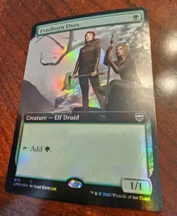 Fyndhorn Elves (Extended Art) #678 (Foil) (LP) Commander Legends CMR Magic MTG - Image 2